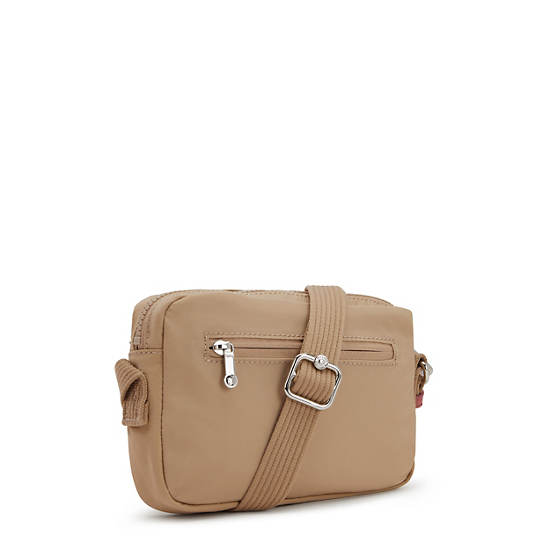 Kipling Abanu Slim Crossbodytassen Beige | België 2182MQ